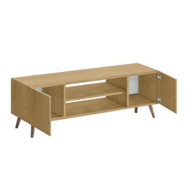Έπιπλο τηλεόρασης Etna Megapap χρώμα sapphire oak 120x30x45cm 1 τεμ.