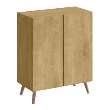 Παπουτσοθήκη Luce Megapap χρώμα sapphire oak 70x35x85cm