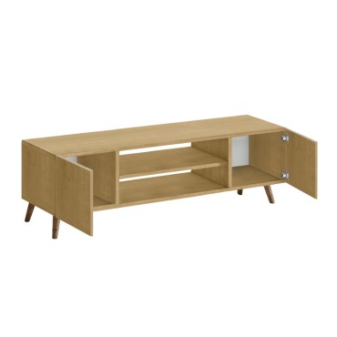 Έπιπλο τηλεόρασης Etna Megapap χρώμα sapphire oak 150x30x45cm 1 τεμ.