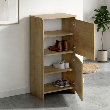 Παπουτσοθήκη Port Megapap χρώμα sapphire oak 48x31x92cm