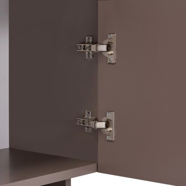 Έπιπλο τηλεόρασης Aurelia Megapap χρώμα μόκα 180x32x45cm 1 τεμ.