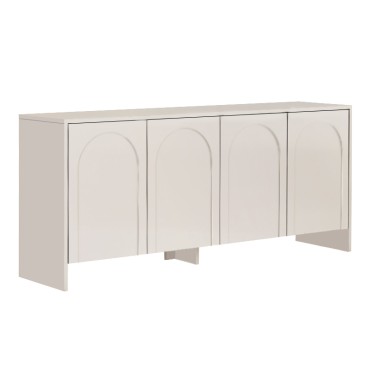 Μπουφές Aurelia Megapap χρώμα κρεμ 180x45x80cm 1 τεμ.