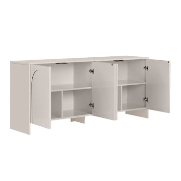 Μπουφές Aurelia Megapap χρώμα κρεμ 180x45x80cm 1 τεμ.