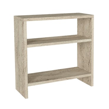 Τραπεζάκι βοηθητικό Silvanus Megapap χρώμα travertine 51x17,5x49cm 1 τεμ.