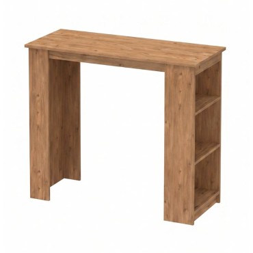 Τραπέζι μπαρ Toska Megapap χρώμα pine oak 120x50x103,6cm 1 τεμ.