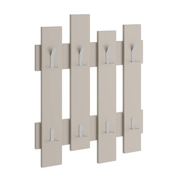 Κρεμάστρα τοίχου Wave Megapap χρώμα sandstone 64x4x81εκ.