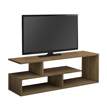 Έπιπλο τηλεόρασης Forever Megapap χρώμα καρυδί 120x30x40cm 1 τεμ.