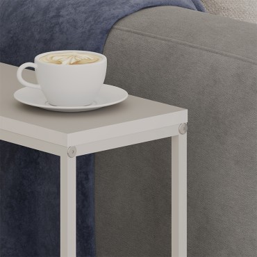 Τραπεζάκι βοηθητικό Lido Megapap χρώμα sandstone 60x22x62cm 1 τεμ.