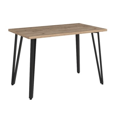 Τραπέζι Xana Megapap χρώμα sepet oak 120x70x77,5cm 1 τεμ.