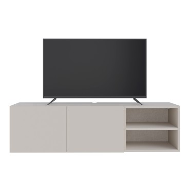 Έπιπλο τηλεόρασης επιτοίχιο Conrad Megapap χρώμα sandstone 140x35x38cm 1 τεμ.