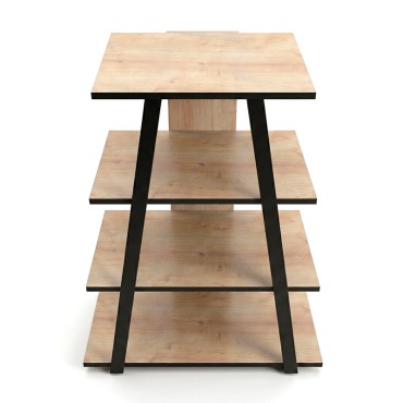 Έπιπλο τηλεόρασης Lyno Megapap χρώμα sapphire oak 70,4x54x80cm 1 τεμ.