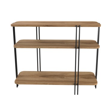 Κονσόλα Notus Megapap χρώμα καρυδί Ud 92x34,5x75cm 1 τεμ.