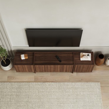 Έπιπλο τηλεόρασης Lowen Megapap χρώμα καρυδί milano 180x35x46,2cm 1 τεμ.