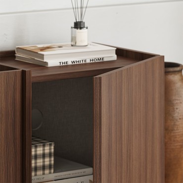 Έπιπλο τηλεόρασης Lowen Megapap χρώμα καρυδί milano 180x35x46,2cm 1 τεμ.