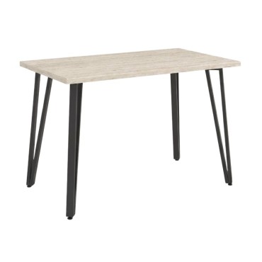 Τραπέζι Xana Megapap χρώμα travertine 120x70x77,5cm 1 τεμ.