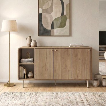 Μπουφές Colia Megapap χρώμα sepet oak 150x44x80cm 1 τεμ.