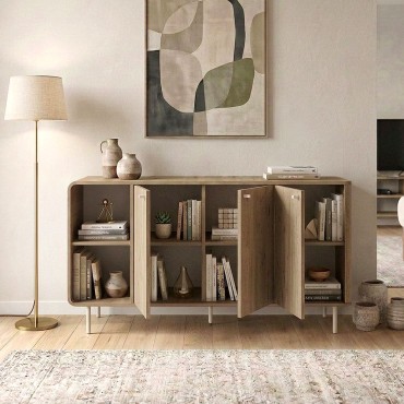Μπουφές Colia Megapap χρώμα sepet oak 150x44x80cm 1 τεμ.