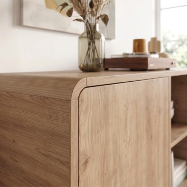 Μπουφές Doro Megapap χρώμα sepet oak 150,2x39x81cm 1 τεμ.