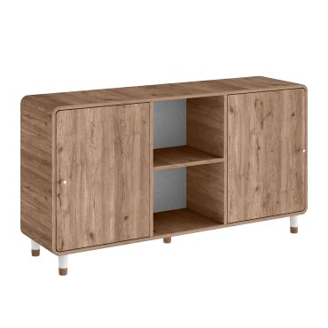 Μπουφές Doro Megapap χρώμα sepet oak 150,2x39x81cm 1 τεμ.