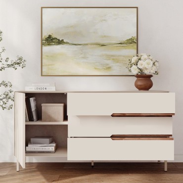 Μπουφές Arch Megapap χρώμα sandstone 150x40x78,4cm 1 τεμ.