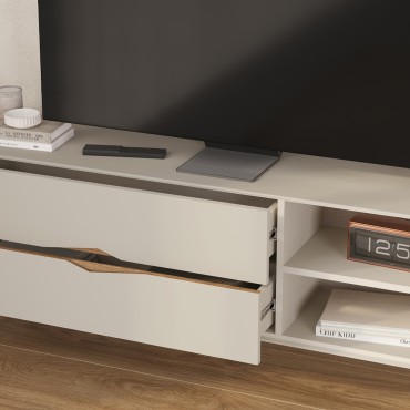 Έπιπλο τηλεόρασης Marquise Megapap χρώμα sandstone 150x35x56cm 1 τεμ.