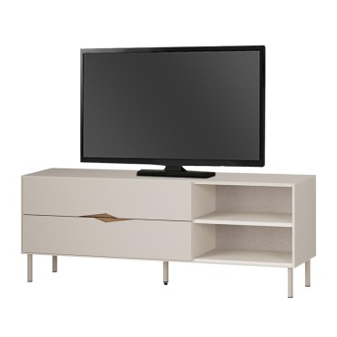 Έπιπλο τηλεόρασης Marquise Megapap χρώμα sandstone 150x35x56cm 1 τεμ.