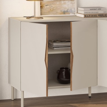 Μπουφές Marquise Megapap χρώμα sandstone 150x40x78,5cm 1 τεμ.
