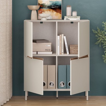 Μπουφές Arch Megapap χρώμα sandstone 98x40x120,5cm 1 τεμ.