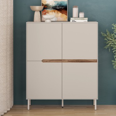 Μπουφές Arch Megapap χρώμα sandstone 98x40x120,5cm 1 τεμ.
