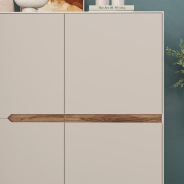 Μπουφές Arch Megapap χρώμα sandstone 98x40x120,5cm 1 τεμ.
