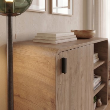 Μπουφές Rovel Megapap χρώμα sepet oak 80,3x39x80,4cm 1 τεμ.