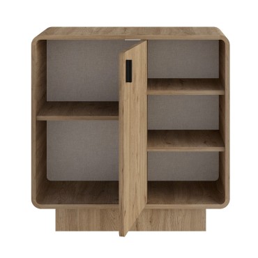 Μπουφές Rovel Megapap χρώμα sepet oak 80,3x39x80,4cm 1 τεμ.