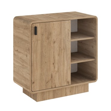 Μπουφές Rovel Megapap χρώμα sepet oak 80,3x39x80,4cm 1 τεμ.
