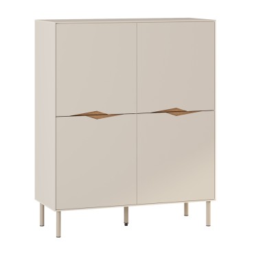 Μπουφές Marquise Megapap χρώμα sandstone 98x40x120cm 1 τεμ.