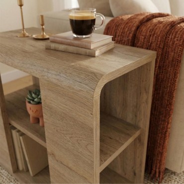 Τραπεζάκι βοηθητικό Colia Megapap χρώμα sepet oak 58x25x50cm 1 τεμ.