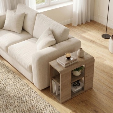 Τραπεζάκι βοηθητικό Colia Megapap χρώμα sepet oak 58x25x50cm 1 τεμ.