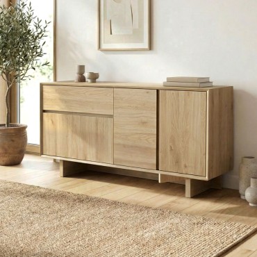 Μπουφές Capri Megapap χρώμα sapphire oak 146x45x76,5cm 1 τεμ.