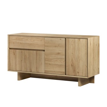 Μπουφές Capri Megapap χρώμα sapphire oak 146x45x76,5cm 1 τεμ.