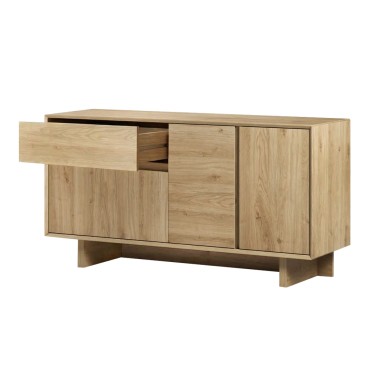Μπουφές Capri Megapap χρώμα sapphire oak 146x45x76,5cm 1 τεμ.