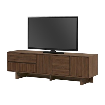 Έπιπλο τηλεόρασης Capri Megapap χρώμα καρυδί milano 180x45x55cm 1 τεμ.