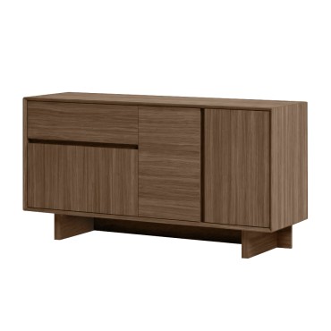 Μπουφές Capri Megapap χρώμα καρυδί milano 146x45x76,5cm 1 τεμ.