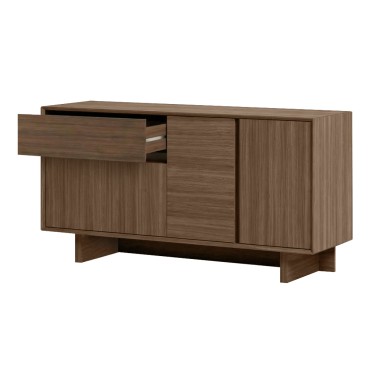 Μπουφές Capri Megapap χρώμα καρυδί milano 146x45x76,5cm 1 τεμ.