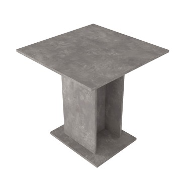 Τραπέζι Allos Megapap χρώμα γκρι σκυροδέματος 75x75x77cm 1 τεμ.