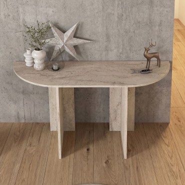 Κονσόλα Cortado Megapap χρώμα travertine 120x35x75cm 1 τεμ.
