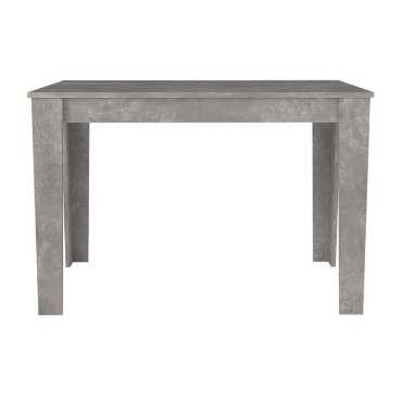 Τραπέζι Darlen Megapap χρώμα γκρι σκυροδέματος 110x72x74cm 1 τεμ.
