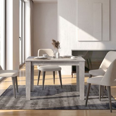 Τραπέζι Darlen Megapap χρώμα γκρι σκυροδέματος 125x72x74cm 1 τεμ.