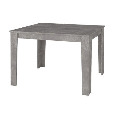 Τραπέζι Darlen Megapap χρώμα γκρι σκυροδέματος 125x72x74cm 1 τεμ.