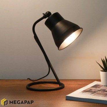 Φωτιστικό γραφείου Mimi Megapap μεταλλικό χρώμα μαύρο 12x12x30εκ.