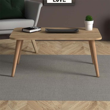 Τραπεζάκι σαλονιού Soul Megapap από μελαμίνη χρώμα oak 90x55x41cm 1 τεμ.