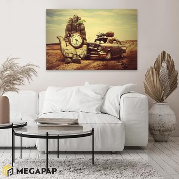 Πίνακας σε καμβά "Dali" Megapap ψηφιακής εκτύπωσης 75x50x3εκ.
